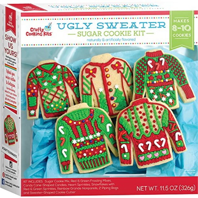 in the mix ugly sweater cookie kit, 11.5 ounce