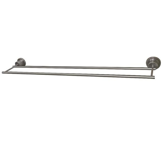 Barre à Serviettes Double Concord 30 Po, Nickel Brossé