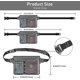 thumbnail image 4 of 2-pack Waterproof Phone Pouch Ipx8 Waterproof Bag Adjustable Fanny Pack For Beach Swimming Snorkeling, 4 of 5