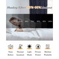 thumbnail image 5 of Blackout Curtains for Bedroom, Blue Yellow Geometric Room Darkening Window Drapes for Living Room, Modern Abstract Art Striped Thermal Insulated Grommet Curtains, 52x96 inch, 2 Panels, 5 of 9