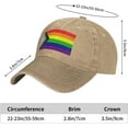 thumbnail image 3 of Progress Pride Rainbow LGBT,LGBTQ Transgender Gay Flags Cowboy Hat Baseball Cap Women Trucker Hat Men Dad Hat Black, 3 of 8