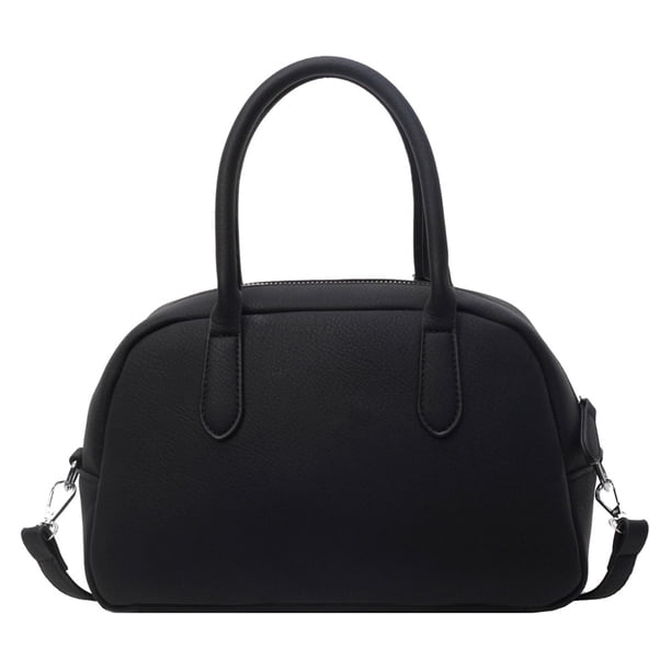 Bolso de hombro a la moda para mujer bolso Hobo elegante con correa ajustable de cuero PU de Color sólido