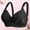 Black, variant on HAXMNOU Women Push Up Bra Plus Size Lace Underwire Soft Padding Lift Up Bra Black 42