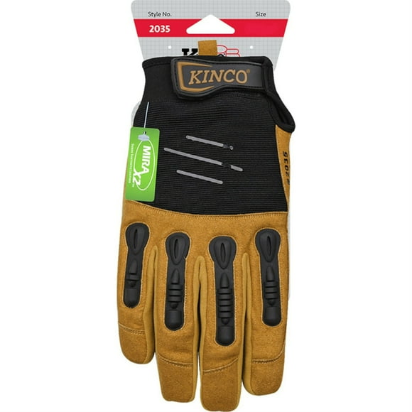 Kinco GLOVE FRMN PAD BLK/TN XL (Pack of 1)