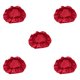 thumbnail image 2 of Sonducket Gorros de mujer de seda de una sola capa de satén para quimioterapia, sombrero suave a la moda, turbantes, cubierta para la cabeza, Rojo 5Conjunto, 2 of 6