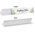 thumbnail image 2 of Printtoo Personalized Desk Name Plate Pretty Greenery Prints Custom Acrylic Office Desk Name Plate Accessory 2x8 Inches, 2 of 5