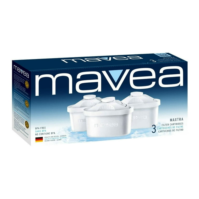 Mavea 1001122 Maxtra Replacement Filter for Water Filtration Pitcher  (3-Pack) 
