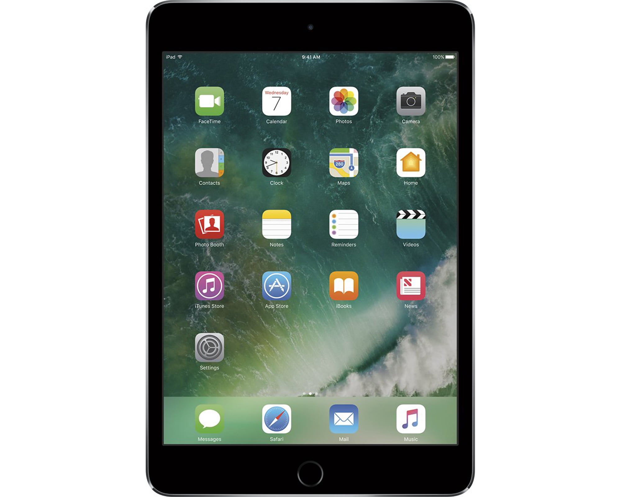 Apple iPad Mini 4 (Scratch & Dent) 7.9-inch, 128GB, Unlocked, Space Gray -  Get Free Shipping and Bundle: Case, Tempered Glass, and Charger!