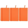 thumbnail image 1 of Strap Notebook, No Fluorescent Agent Artificial Pu Leather Notepad, For Writing Office Notes Diary Orange, 1 of 8