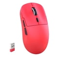 thumbnail image 1 of Free wolf A6 Mouse Gamer, Mouse Inal&aacute;mbrico con Bluetooth/2.4G/USB-C, hasta 24000 dpi, Rat&oacute;n Gamer Recargable, para Windows, Mac (Rojo), 1 of 7