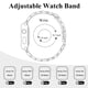 thumbnail image 5 of Correa de reloj CSJCUBIC, metal y acero inoxidable, 46 mm, para mujer, 5 of 7