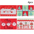 thumbnail image 2 of Coofit Sets de Table de Noël Décoratifs Mignons 4PCS Sets de Table de Vacances pour la Maison, 2 of 10