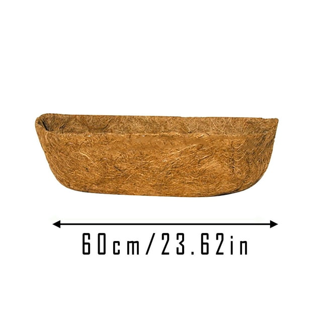 Planter Liners Coconut Fiber Hanging Basket Coconuts Fiber Planter Inserts Replacement Liner for Flower Pot Coconut Fiber Planter Liner