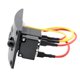 thumbnail image 4 of Barco de Coche 12V Puerto Doble USB Socket Jack Panel W / Sobrecarga Protector Sunnimix Panel de cargador USB dual curvo, 4 of 8