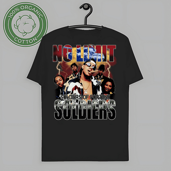 RARE Master P NO LIMIT SOLDIERS Cotton Black All Size Men Women Tee Shirt-TH59400