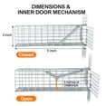 thumbnail image 4 of Exclusivo de puerta tipo ardilla BKALEME, unidireccional, para áticos y chimeneas, 4 of 7