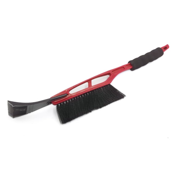 REGALWOVEN 20" Length Car Vehicle Snow Brush Ice Scraper Snowbrush Shovel Removal Tool, Black Red