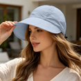 thumbnail image 2 of VBEWZET Unisex Washed Cotton Baseball Cap, Vintage Plain Dad Hat, Adjustable Casual Sun Hat for Men & Women, 2 of 4