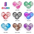 thumbnail image 3 of Suhome 1920pcs 8 Color Crackle Lampwork Glass Beads 4mm 6mm 8mm Handcrafted Round Spacer Loose Beads for Jewelry Making, 3 of 8