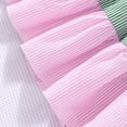 thumbnail image 5 of mgoYE Easter Little Girl Dress Toddler Girl Dress Sleeveless Spaghetti Strap Bow Tie A Line Striped Dress Infant Playwear Summer Clothes(Pink,4-5 Years), 5 of 9