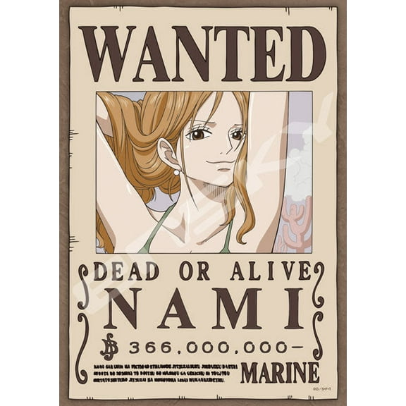 One Piece Jigsaw Puzzle 208 pcs Wanted Nami
