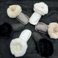 thumbnail image 3 of Fuzzy Croc Shoe Liners Winter Warm Detachable Washable Unisex Boot Sock Inserts Thick Pile For Cold Weather Comfort And Cozy Footwear, 3 of 4