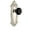 Polished Nickel, variant on Grandeur 850871 Grande Victorian Solid Brass Rose Privacy Door Knob Set - Bronze