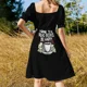 thumbnail image 5 of Beber té Leer libros Ser feliz Amante de los libros Vestido sin mangas Vestido de lujo Ropa de mujer Vestidos de verano para mujer Vestido, 5 of 7