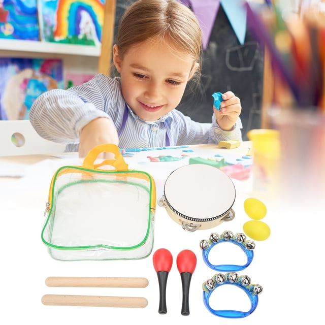 Musical Instrument Kit, Egg Shaker Kids Musical Instruments Set Easy To Play Rhythm Stick Professional For Children