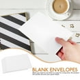 thumbnail image 3 of OULII 50Pcs Simple Wedding Invitation Envelopes White for Long Term Use, 3 of 8