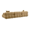 thumbnail image 4 of Calliope Cafe Au Lait Performance Velvet Modular Sofa, 4 of 6