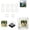10pcs, variant on DIY Clear Acrylic Fridge Magnet Kit with Adhesive Backing, 2x2 Square Magnetic Photo Frames, Blank Custom Photo Magnets for Fridge, Office & Classroom Metal Surface Craft Decor (20PCS)