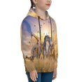 thumbnail image 3 of Kll Unisex Kids Boys Girls Hooded Pocket Pullover Hoodies-Wildlife Protection, 3 of 9