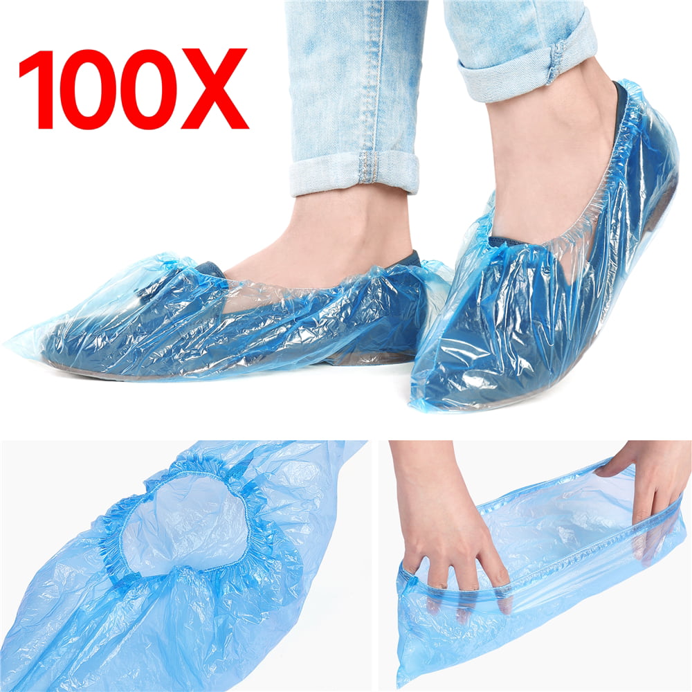 100Pcs Disposable Shoe Covers Boots Cover Indoor Carpet Overshoes Suit K18 