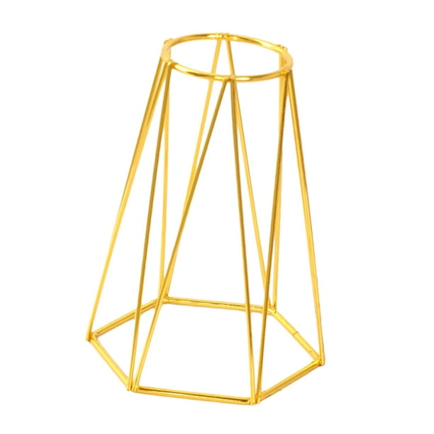 Soporte de flores para boda, soportes de suelo para mesa, centros de mesa, estante para arreglos florales, decorativo para inauguración de la casa , oro