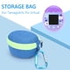 thumbnail image 2 of Bolsa De Almacenamiento Bolsa protectora de almacenamiento EVA con mosquetón a prueba de golpes para Tamagotchi Pix (azul), 2 of 9