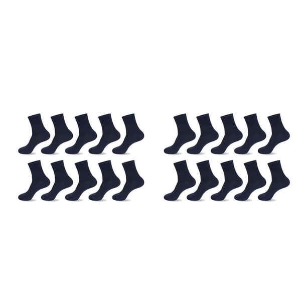 Calcetines para hombre Qarigey 10 Uds calcetín de tubo medio negocios poliéster regalos para adultos Type4 NO4