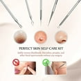 thumbnail image 3 of Blackhead Extractor kit, Remover Acne Tool Professional Stainless Steel Comedone Extractor Instrument Tool Set for Curing Facial, 3 of 7