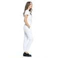 thumbnail image 2 of Dagacci Medical Uniform 4-Way Stretch Jogger Scrub Set, White(Unisex), 2 of 5