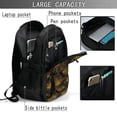 thumbnail image 4 of Easygdp Gold Dragonfly Mandala Mochila para Laptop de Viaje con Puerto USB, Mochila para Laptop con Puerto de Carga USB para Mujeres y Hombres, 4 of 7