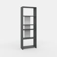 thumbnail image 6 of Ada Home Decor Diosp Multiple Tier Open Shelf Modern Bookcase, Anthracite/White, 6 of 7