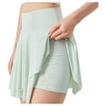 thumbnail image 1 of Falda pantalón para mujer Sun Skort Ice Cool Blocking: falda de tenis 2 en 1, secado rápido, UPF50+; deportiva/fitness (tallas S-XL)., 1 of 8