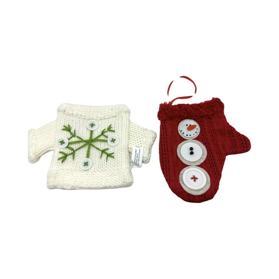 Striped Stocking Holiday Ornament by Ganz