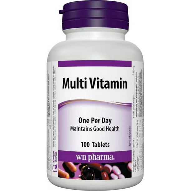 Webber Naturals Pharma Multivitamin, Tablet, 100 Count - Walmart.ca