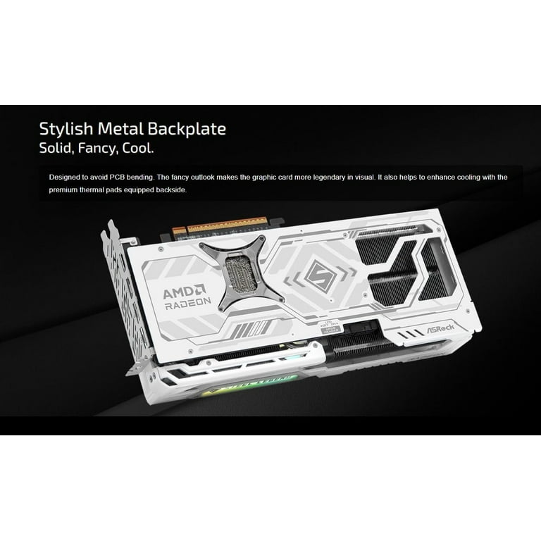 ASRock AMD Radeon RX 9070 XT GPU, 16GB GDDR6 Graphics Card