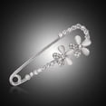 thumbnail image 1 of Broches de flores con lazo de mariposa y diamantes de imitación de perlas simuladas de CARBONLIKE, 1 of 2