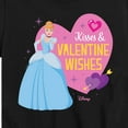 thumbnail image 3 of Disney Princess - Kisses and Valentine Wishes - Valentine's Day - Youth Short Sleeve Graphic T-Shirt, 3 of 4