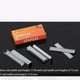 thumbnail image 1 of Eigraketly 1000 Uds grapas tipo U alambre de refuerzo ganchos de fijación accesorios de carpintería Artesanía, 1 of 6