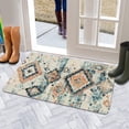 thumbnail image 5 of Boho Light Blue Carpet Door Mat 30 X 17 Inch Welcome Doormat Indoor Outdoor Entrance Floor Mat Non Slip Spring Summer Decor Rubber Mats, 5 of 6
