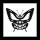 thumbnail image 1 of Calavera Mariposa Metal Arte de la Pared DecoracióN Placas para Colgar en la Pared Adorno Escultura de Pared de Hierro para Interior Al Aire Libre Hogar D, 1 of 7